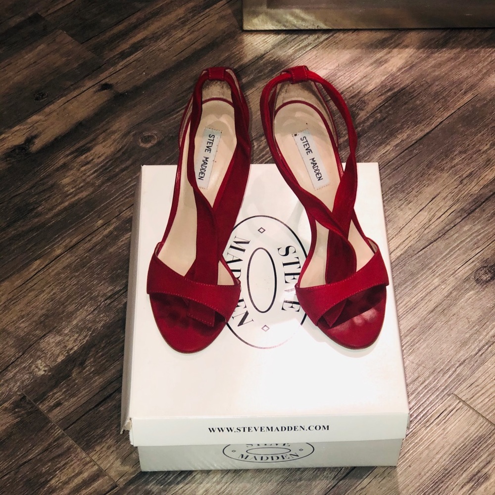 Strappy Red Heels